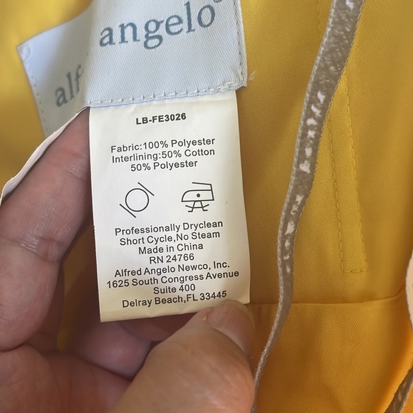 Canary Long Halter Neck Gown - Picture 7 of 7